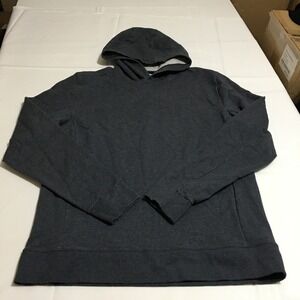 Radmor Hoodie Men Large Sweatshirt Dark Gray Heather Pima Cotton Golf Pullover